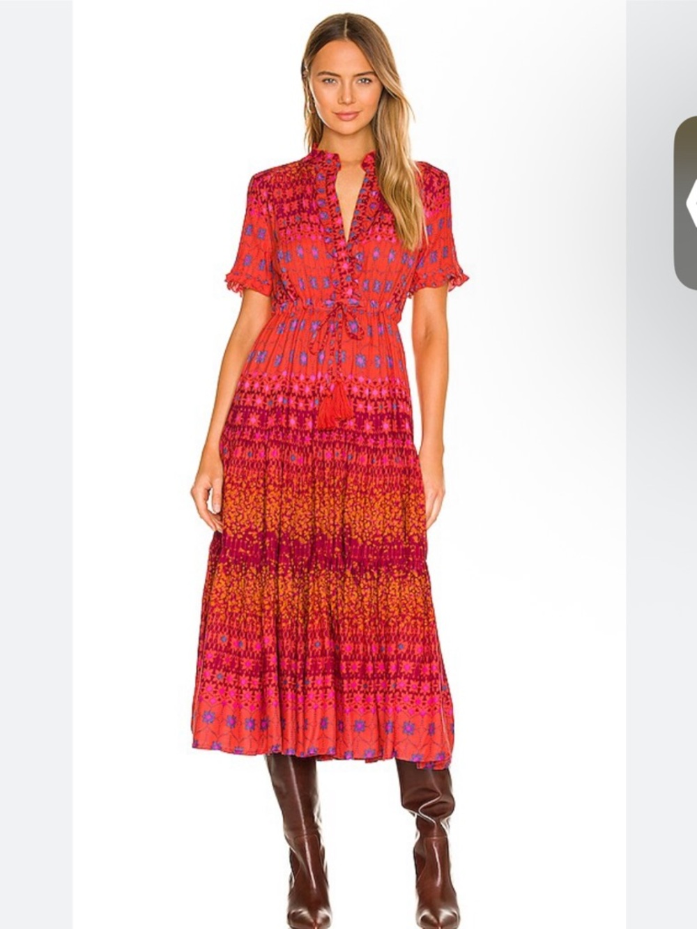 Free People Ruby Red Maxi Dress